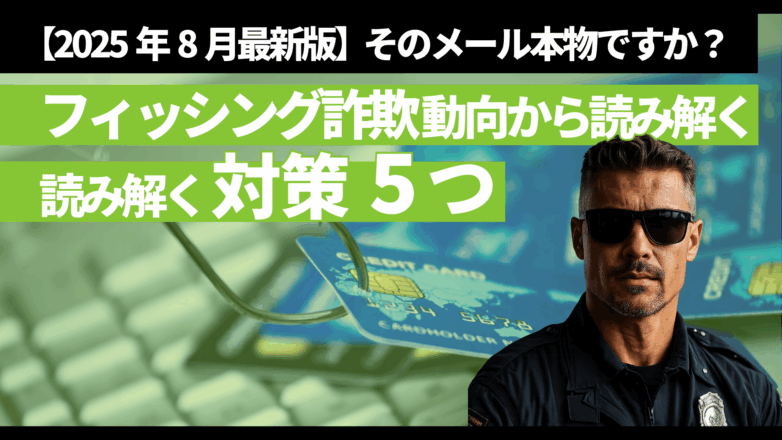 トピックス 【2025年8月最新版】そのメール、本物ですか？フィッシング詐欺動向から読み解く対策5つのイメージサムネイル画像