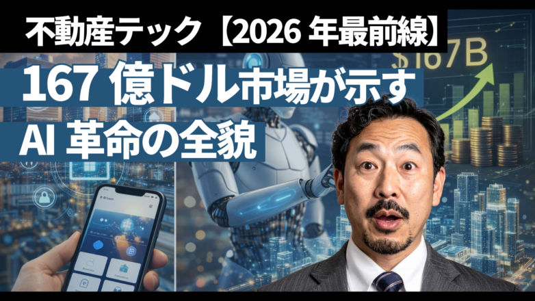 トピックス 不動産テック2026年最前線：167億ドル市場が示すAI革命の全貌のイメージサムネイル画像